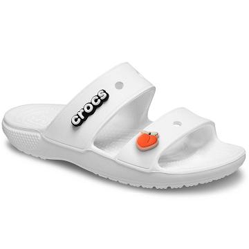 Crocs Classic Men's Sandals White | Australia 1267LISH